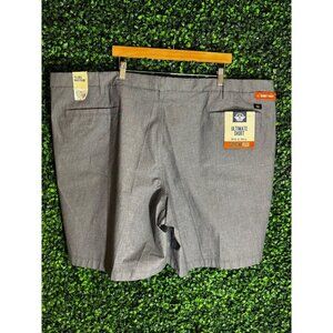 Dockers Khaki Shorts Mens Size 52 Blue Flex Straight Stretch Smart Big & Tall
